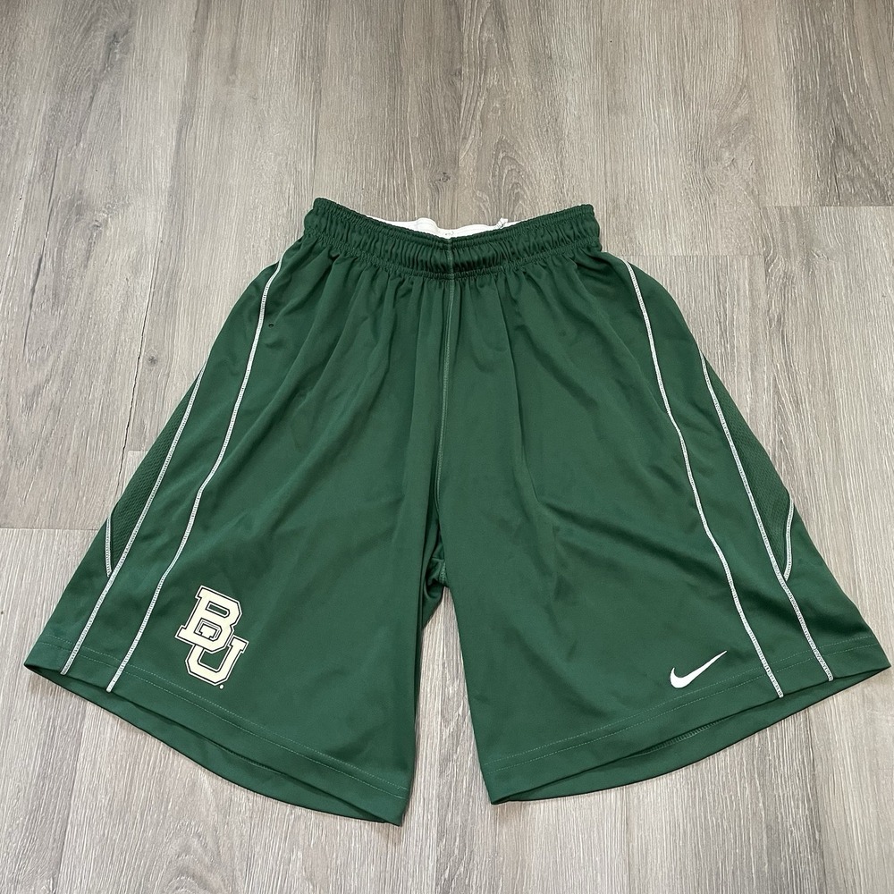 Nike Baylor Bears XL Football Shorts Green Team Issued Mens